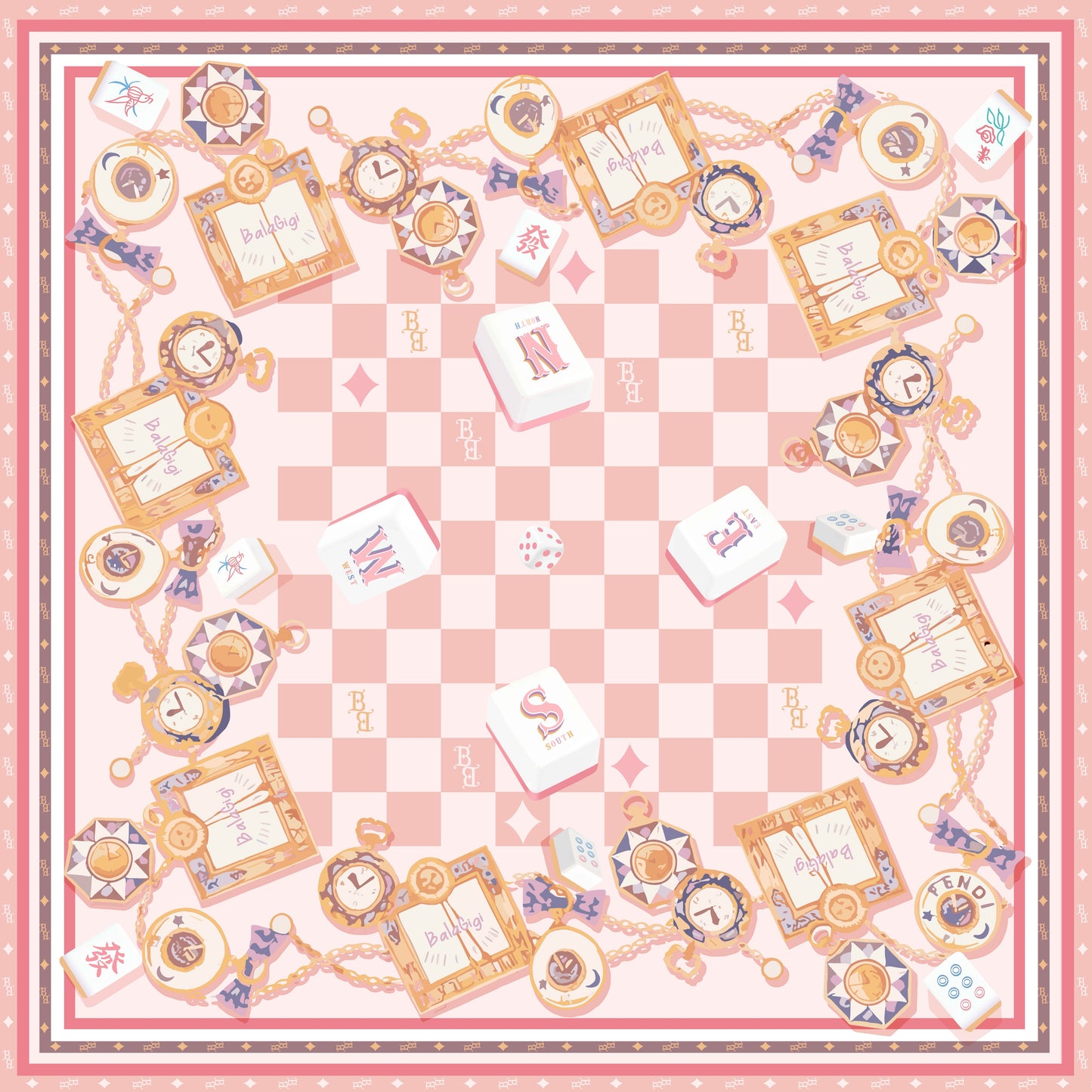 Premium Mahjong Mat | Anti-Slip Table Mat for Mahjong Games