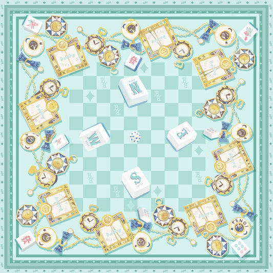 Premium Mahjong Mat | Anti-Slip Table Mat for Mahjong Games