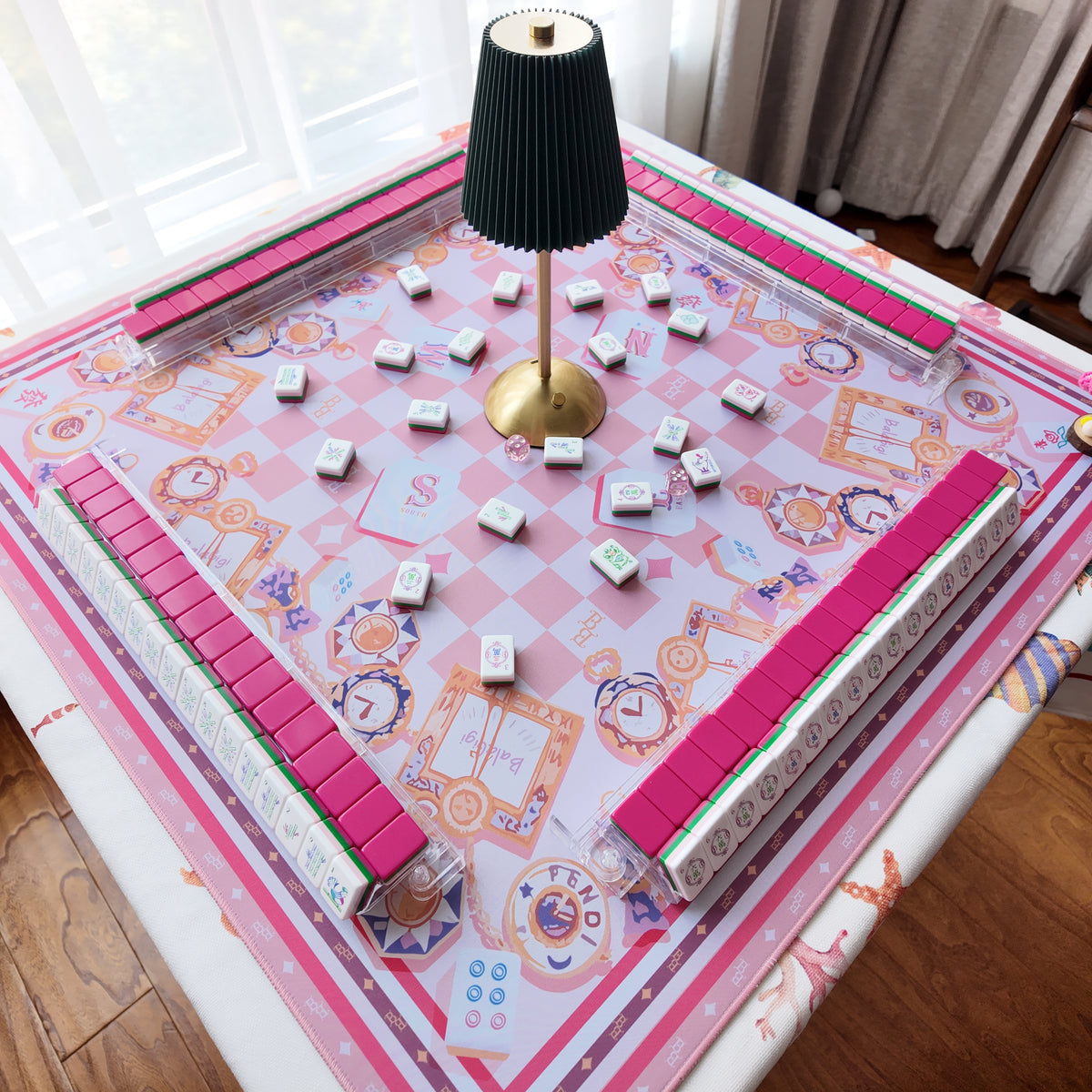 Premium Mahjong Mat | Anti-Slip Table Mat for Mahjong Games